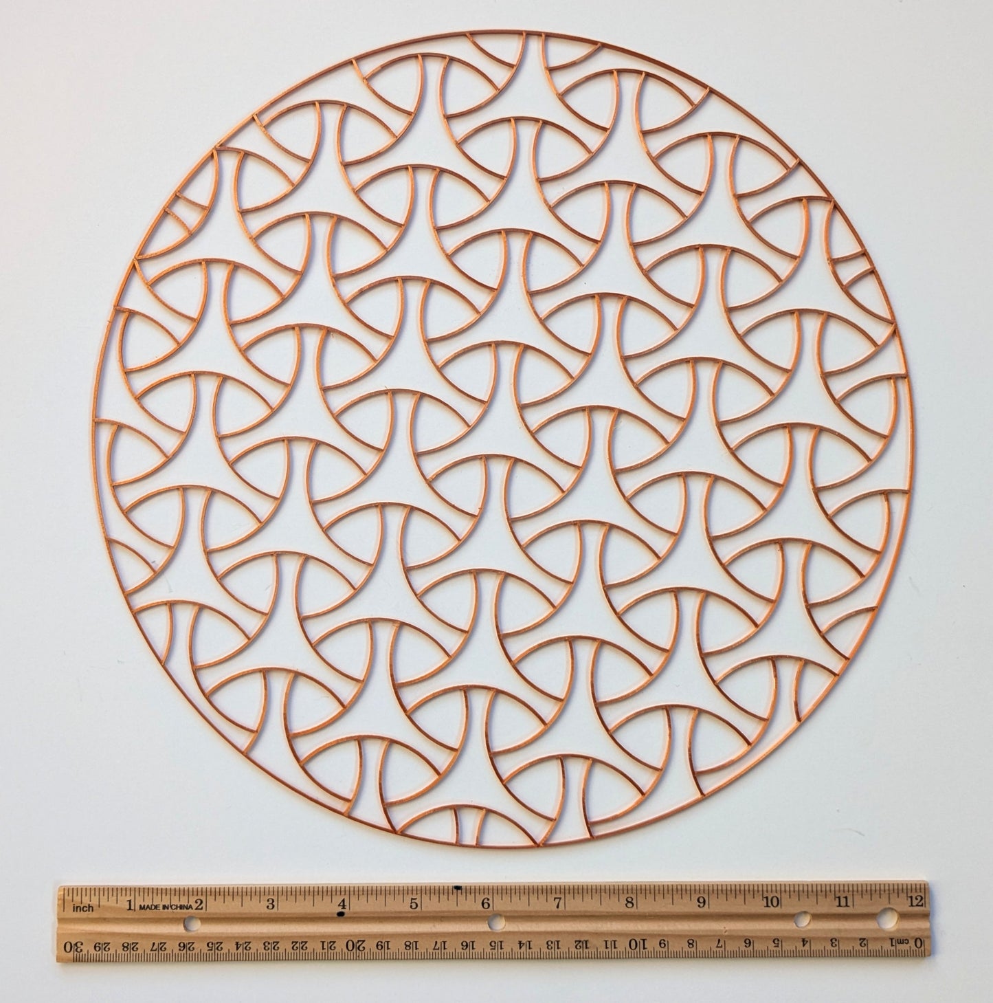 Circles Lattice Resin Art Template