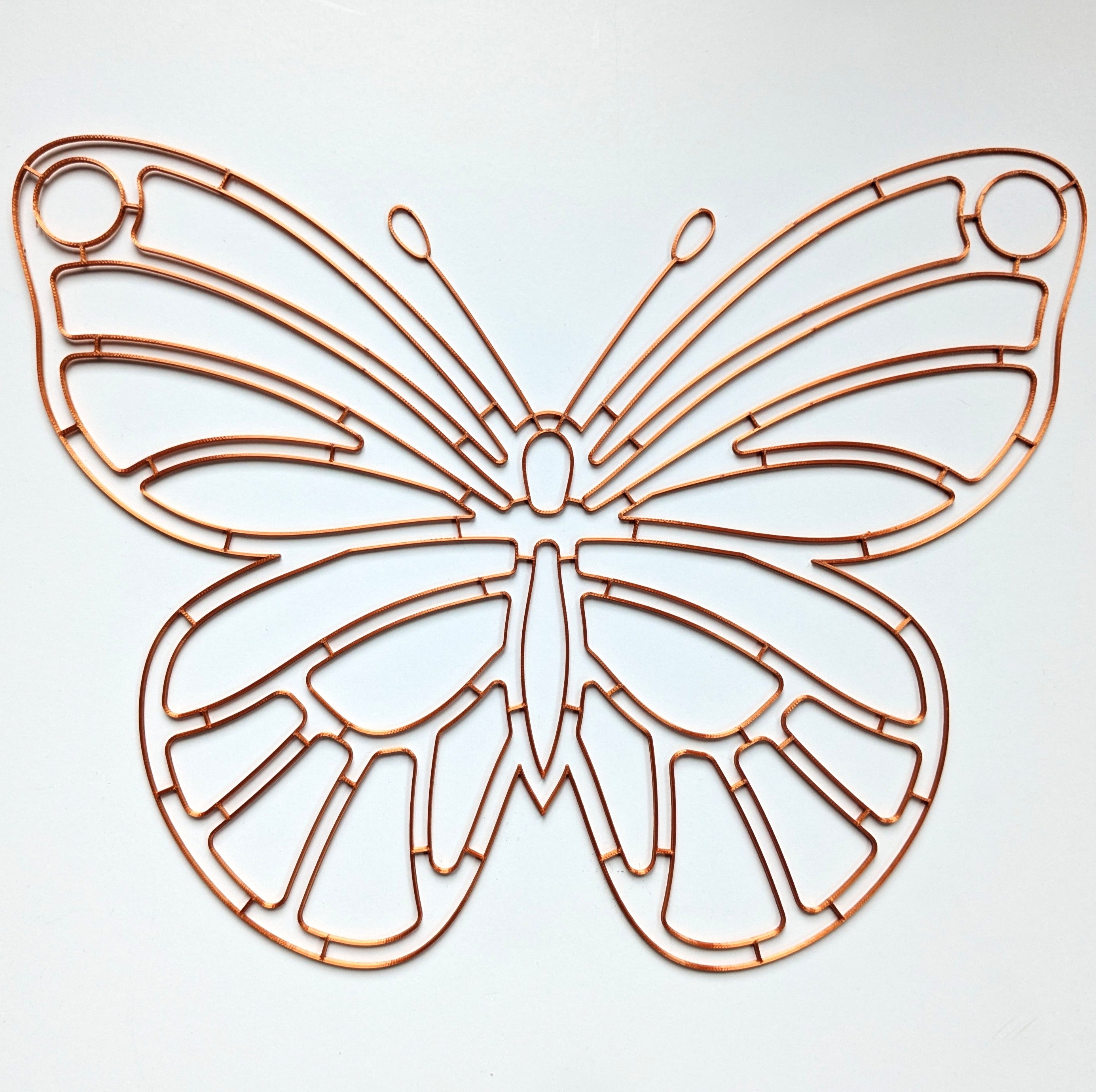 Large Butterfly Resin Art Template pourawayfluidarts