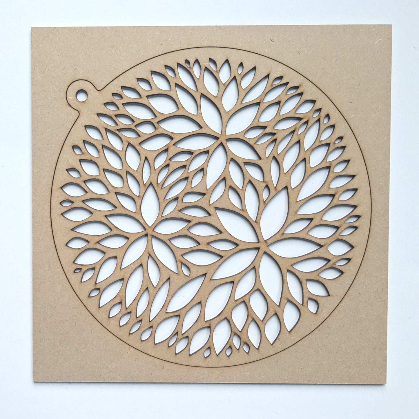 Flowers Suncatcher MDF template for resin art