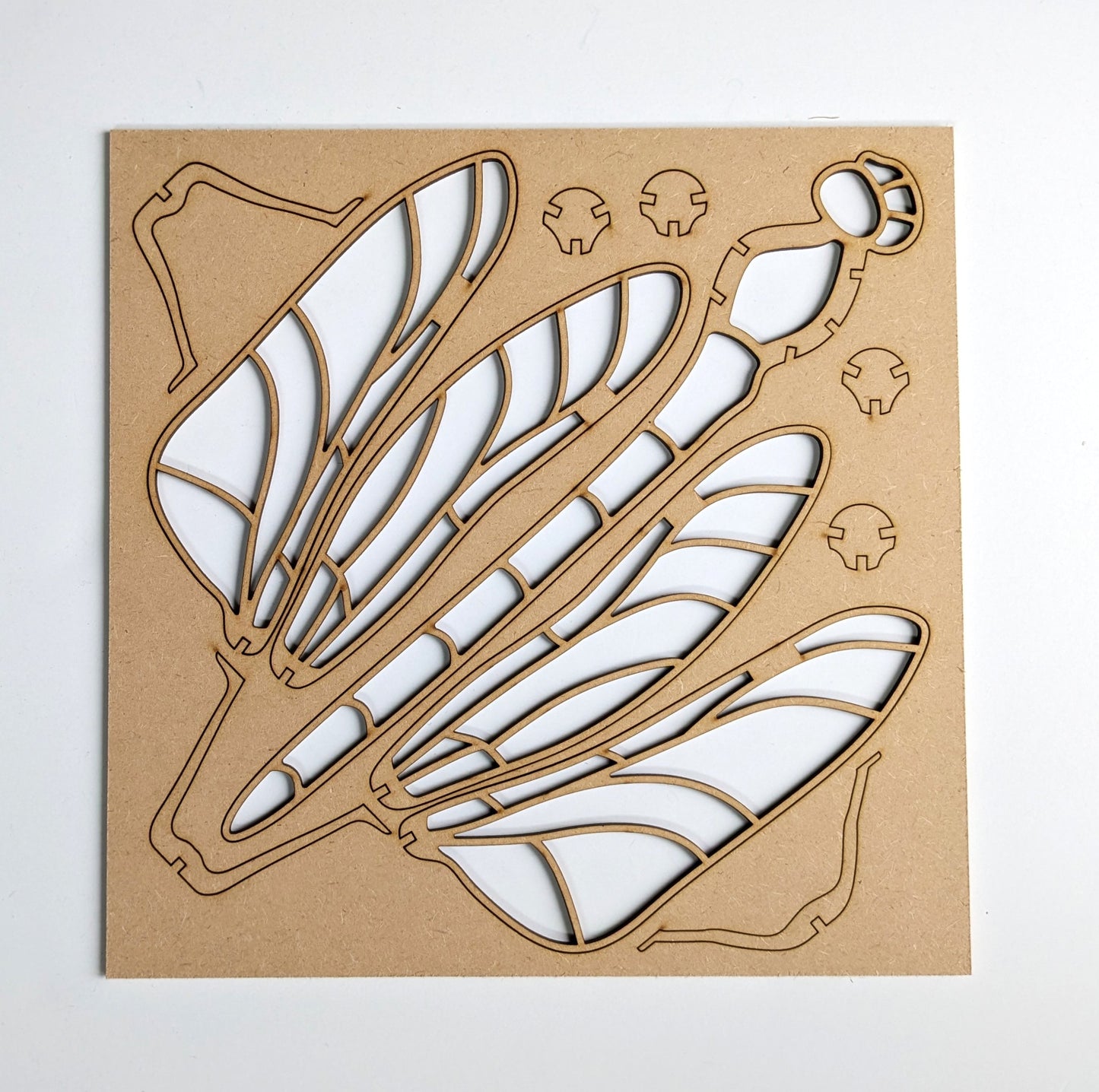 Dragonfly MDF template for resin art