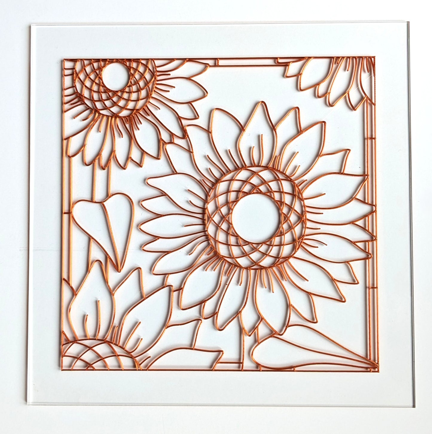 Sunflowers Resin Art Template