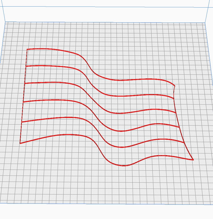 Striped flags - 3D printer files Digital Download