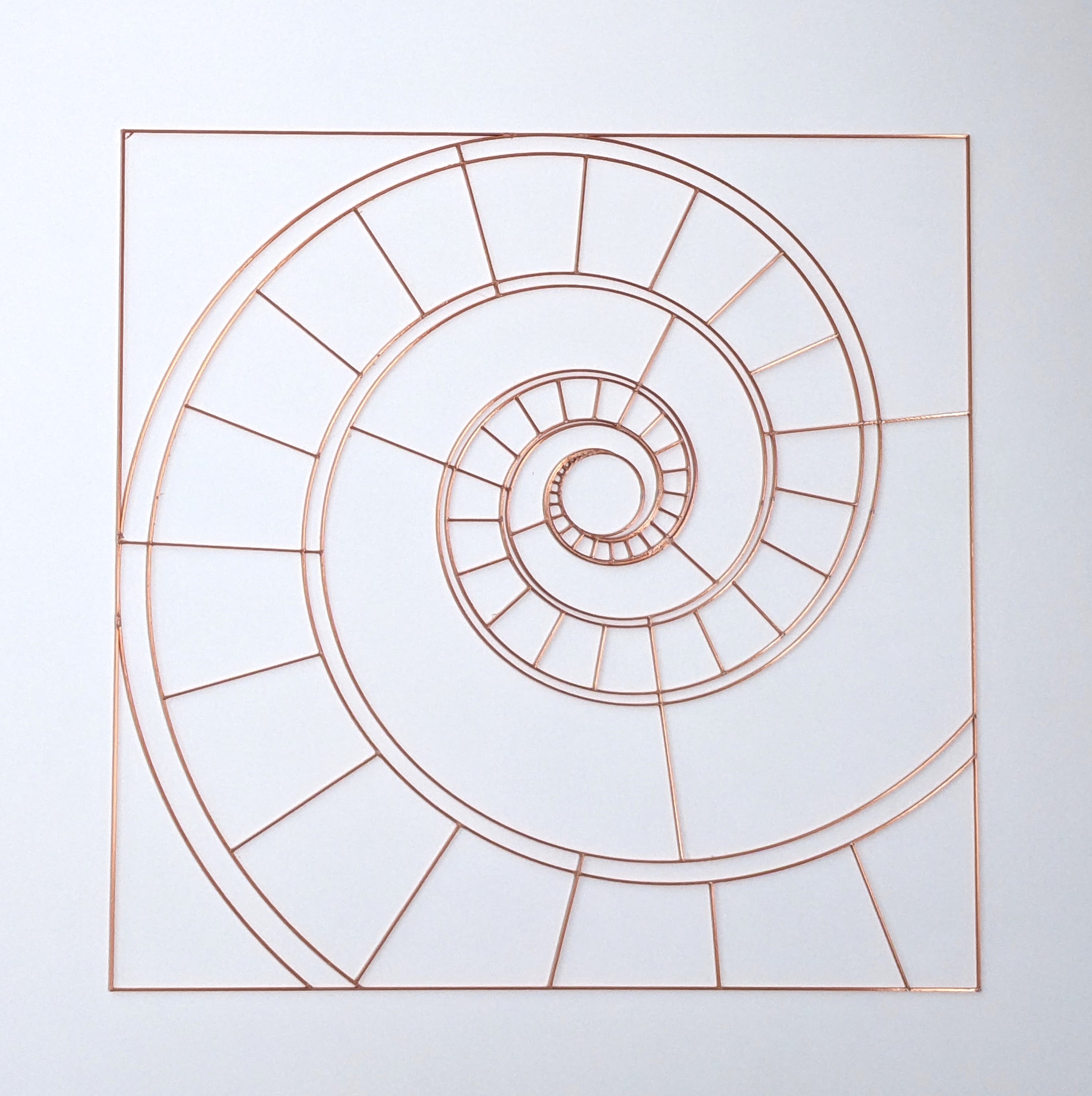 Fibonacci Spiral Pattern Pourawayfluidarts