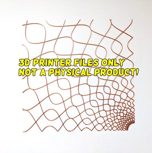 Woven Waves -  3D printer files Digital Download