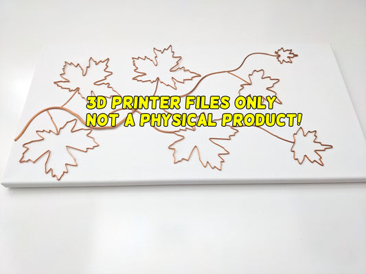 Autumn Leaves -  3D printer files Digital Download