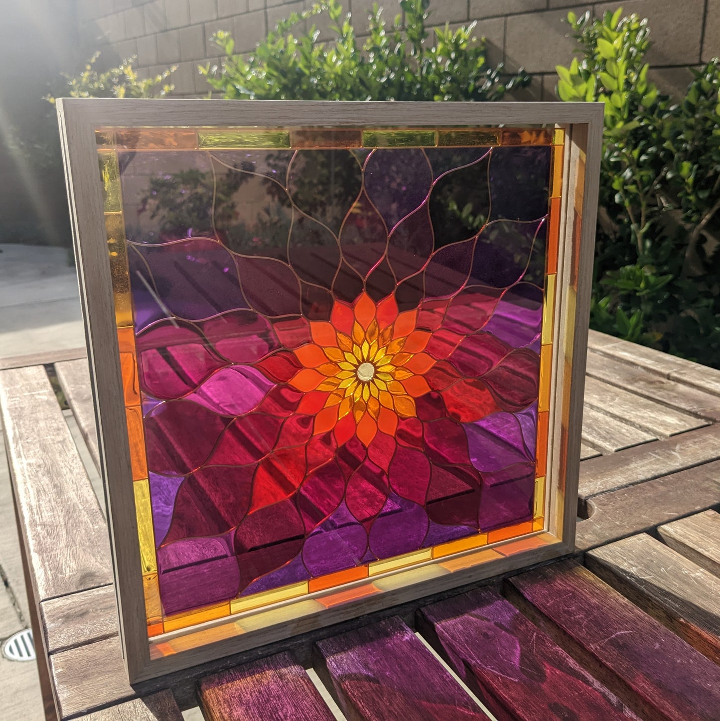 DIY Resin Suncatcher kit and outline