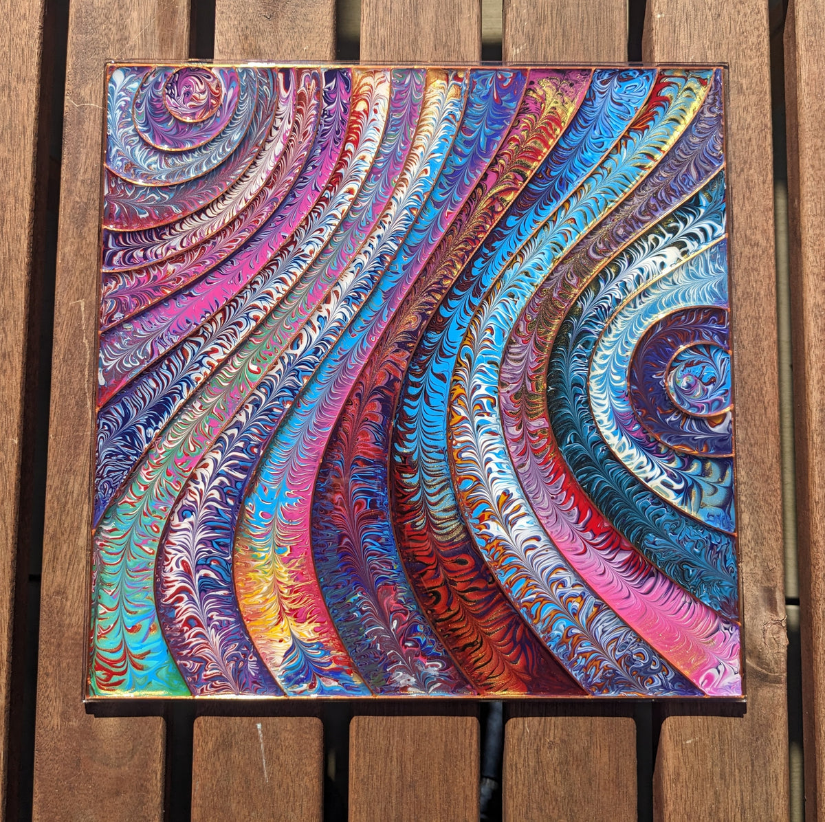 Rolling Waves 12x12 Pattern