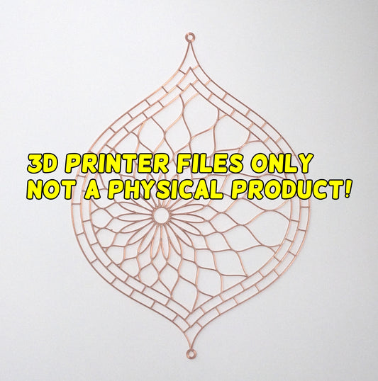 Sun Catcher -  3D printer files Digital Download