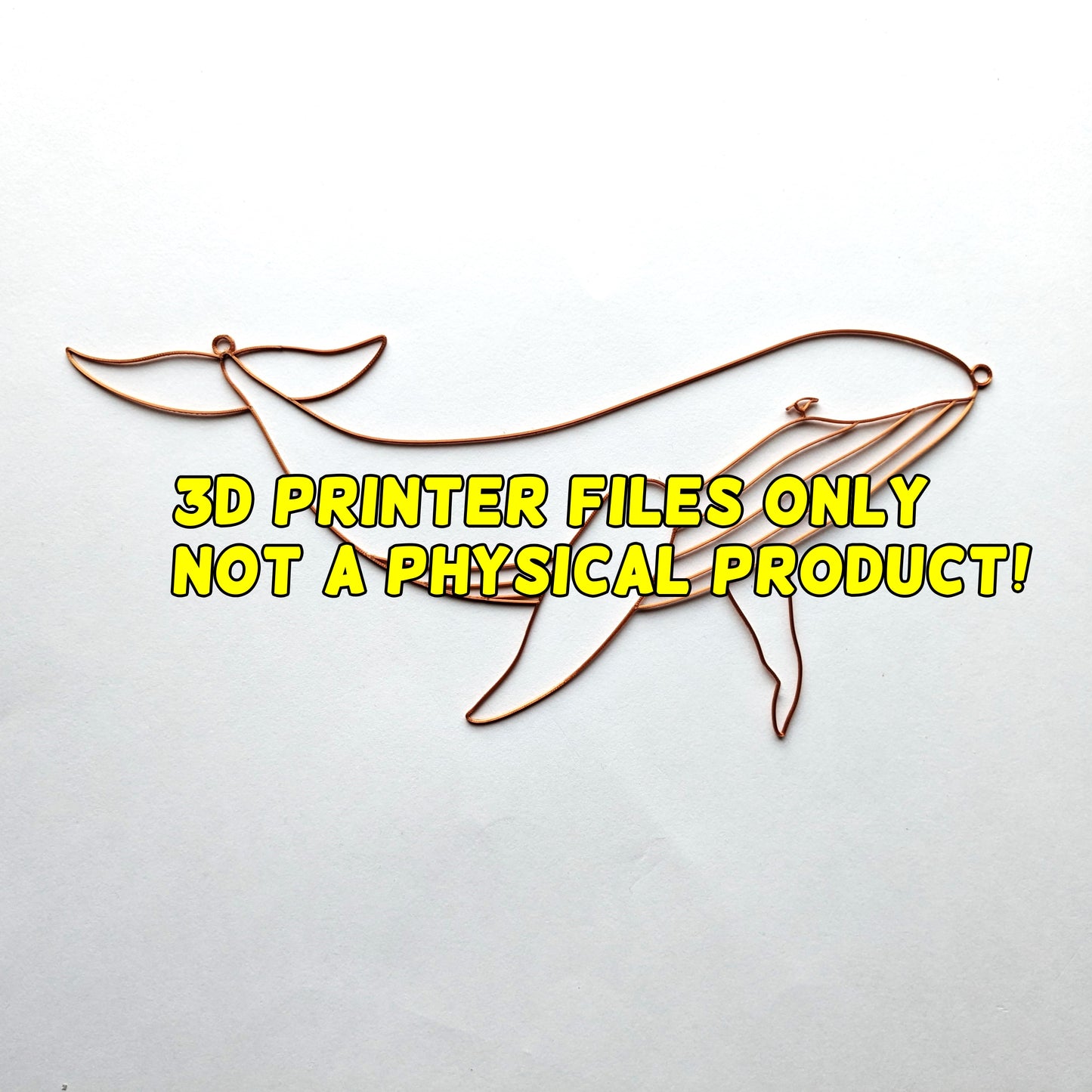 Whale -  3D printer files Digital Download