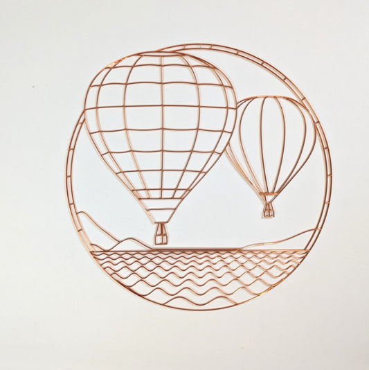 Hot Air Balloons Resin Art Template