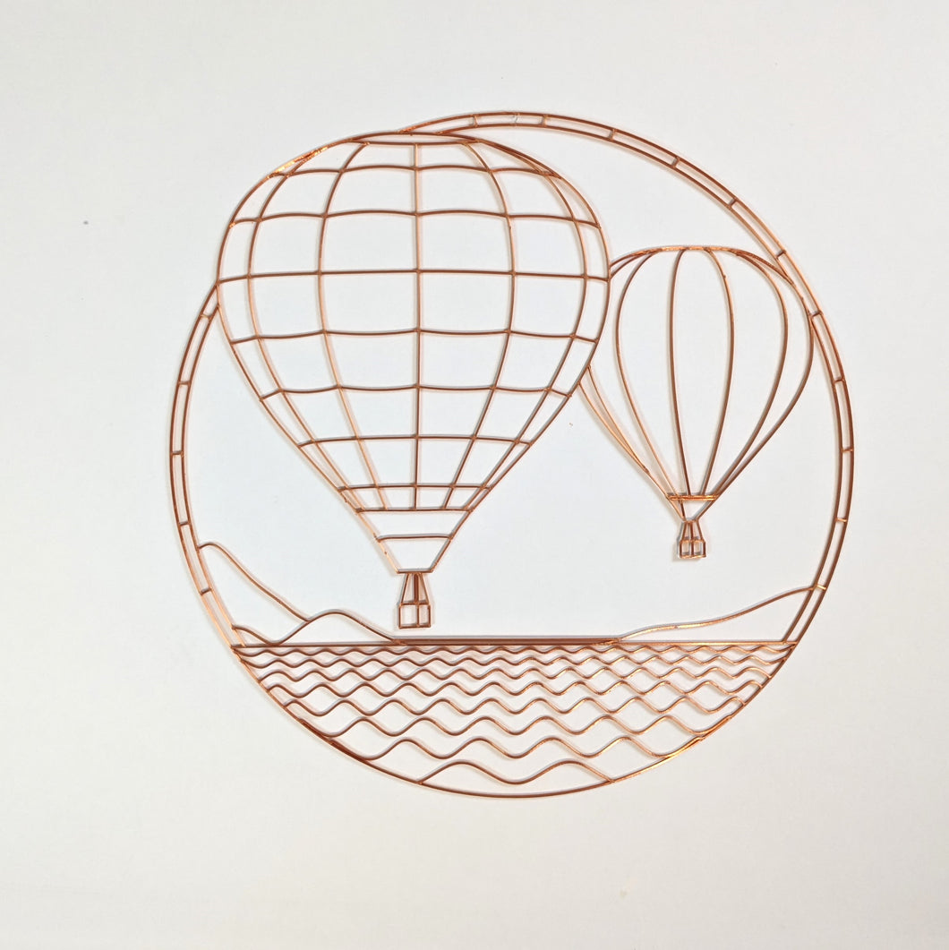 Hot Air Balloons Resin Art Template