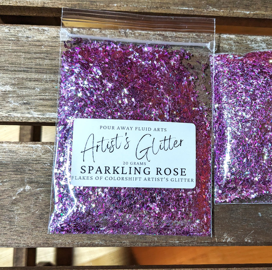 Sparkling Rose Artist's Glitter