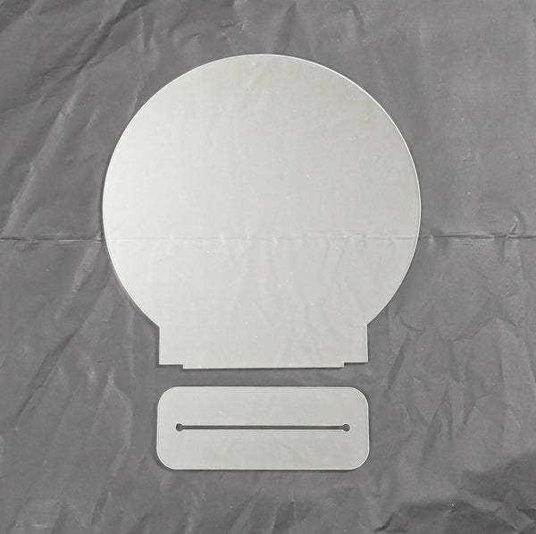 8 Inch Diameter Circle Acrylic Art Panel with Stand – pourawayfluidarts