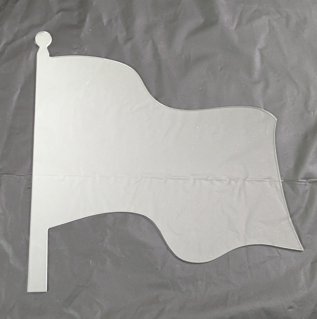 Flag shaped Acrylic Art Panel