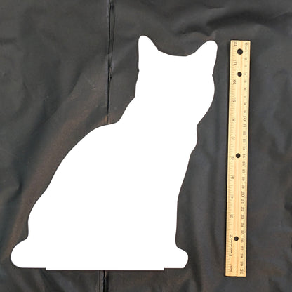 Cat shaped Acrylic Art Panel with stand