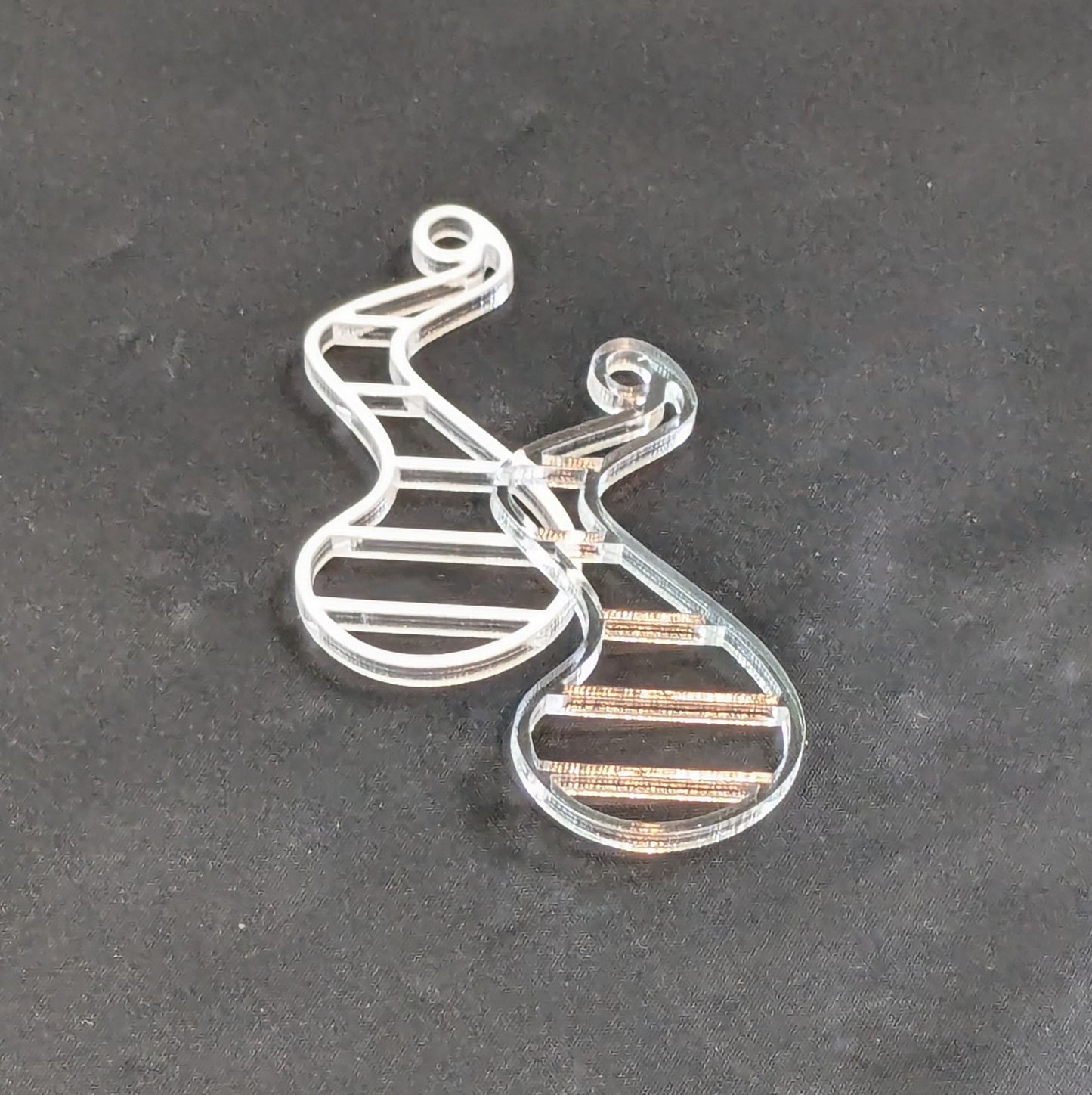 Wavy Droplet Jewelry Blank