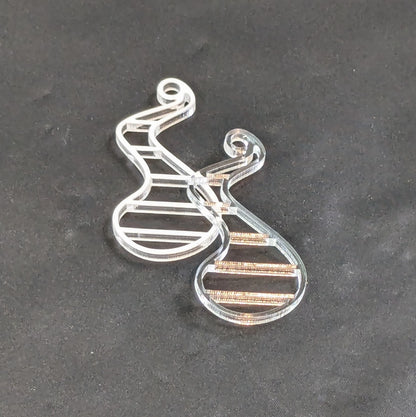 Wavy Droplet Jewelry Blank