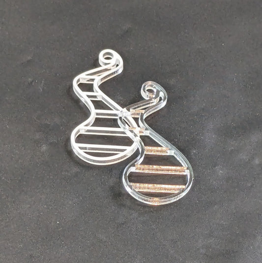 Wavy Droplet Jewelry Blank