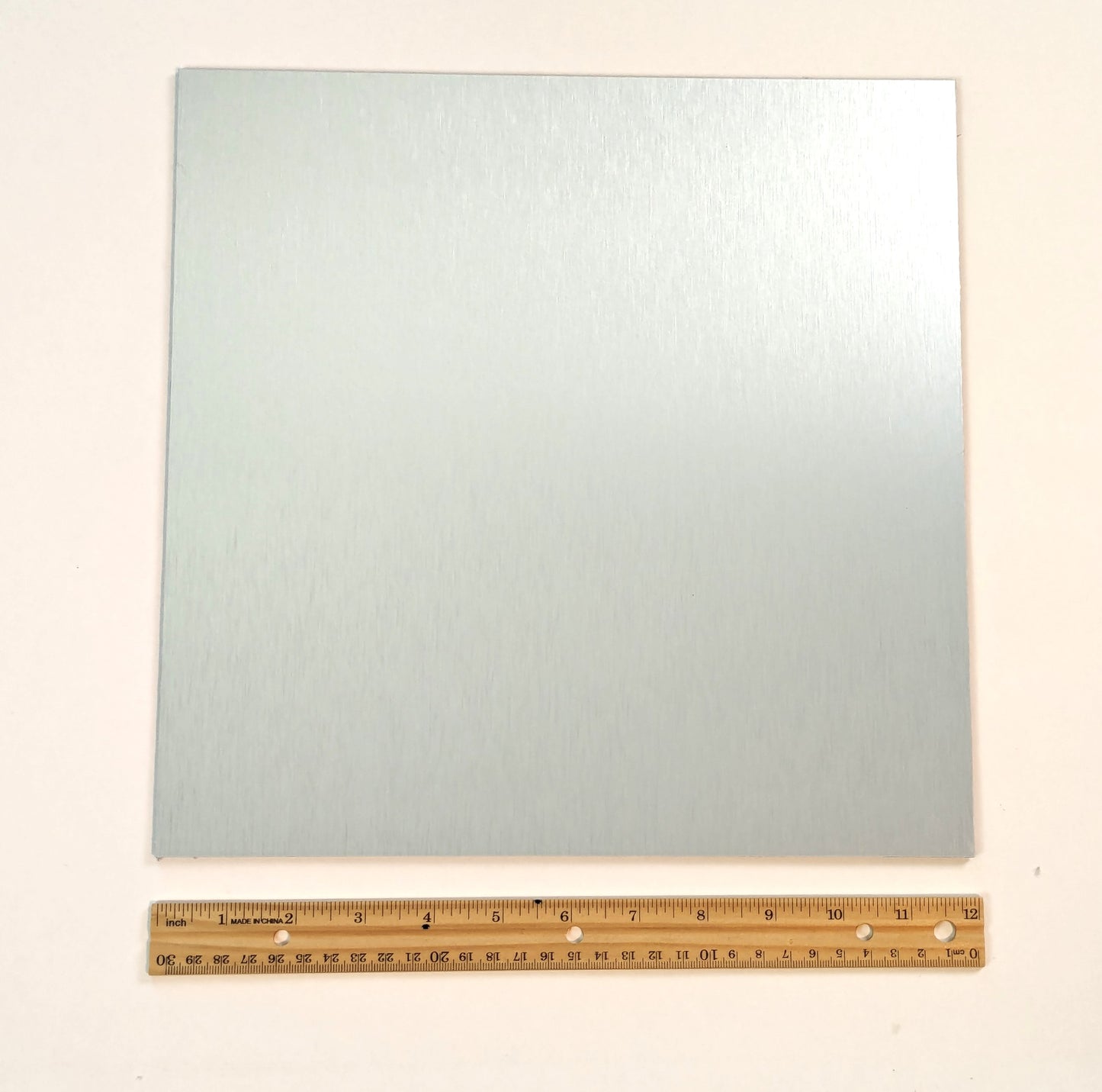 12 x 12 Brushed aluminum art panel, 4 pack