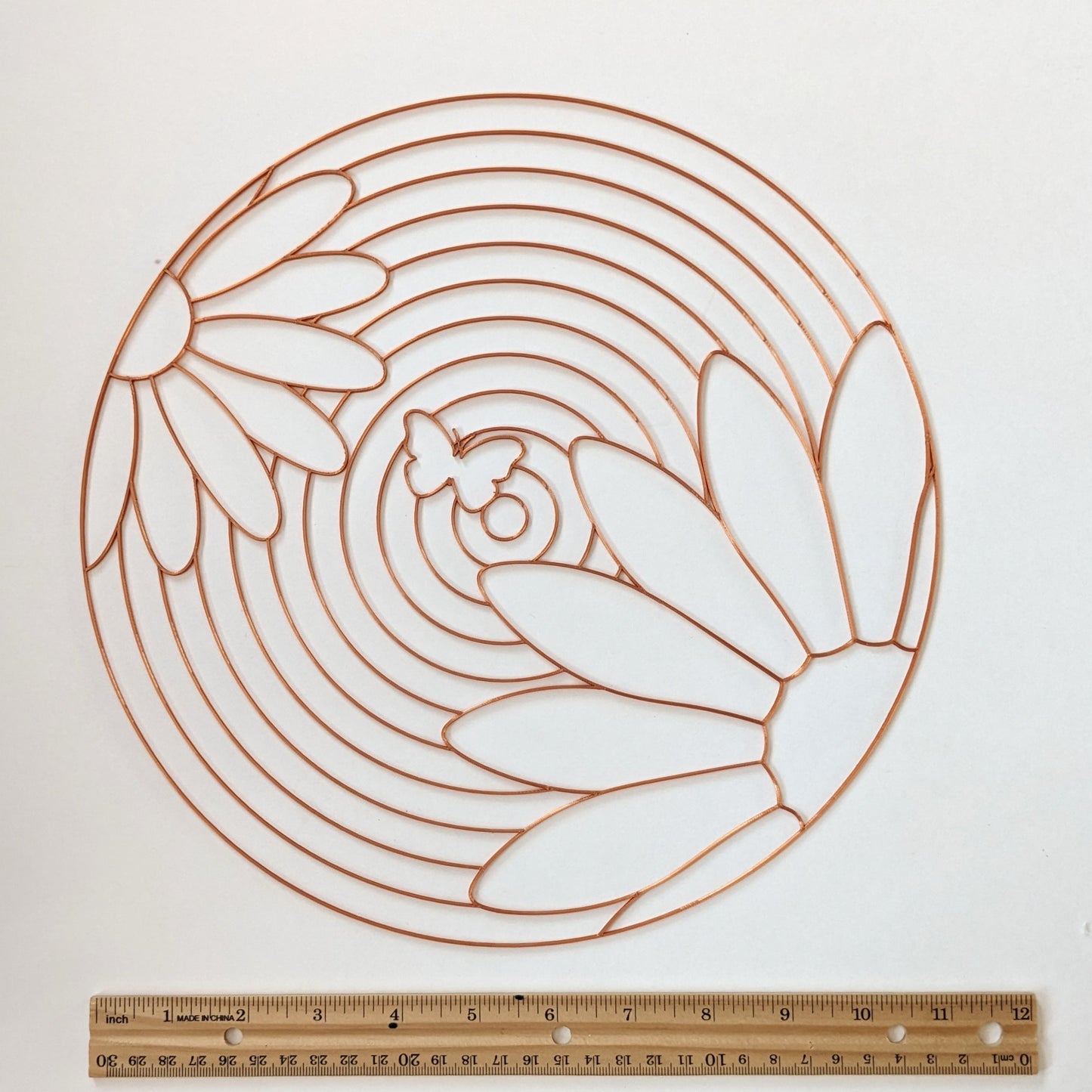 Flowers and Circles Resin Art Template