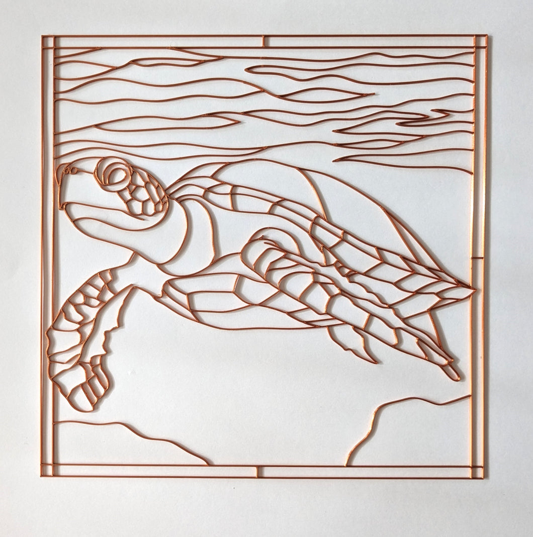 Turtle Resin Art Template