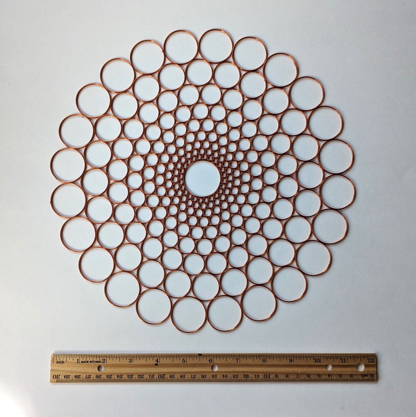 Round Nested Circles Resin Art Template