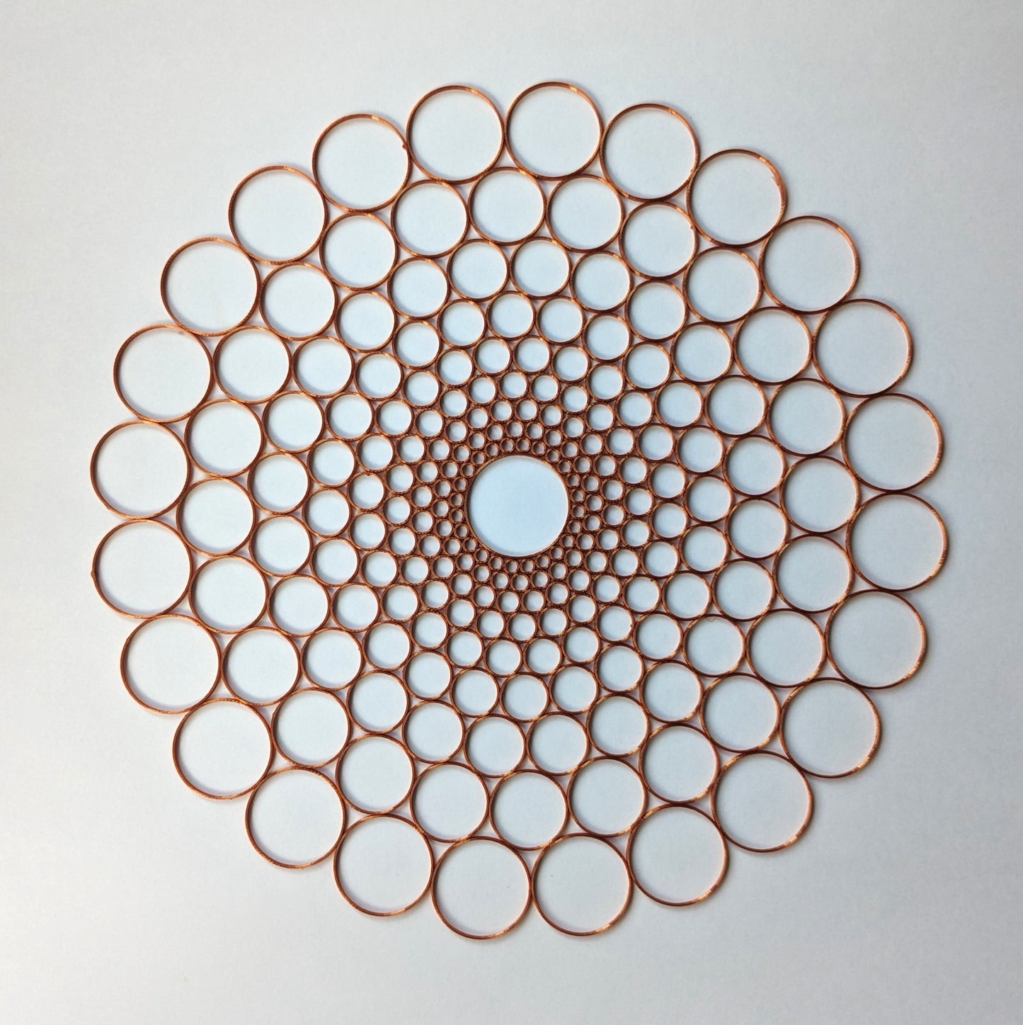 Round Nested Circles Resin Art Template