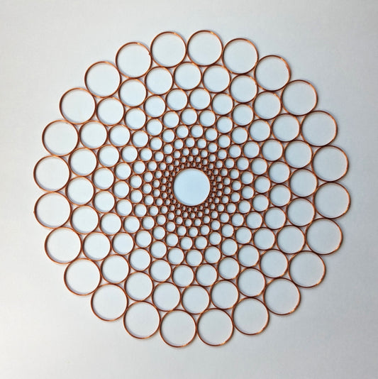 Round Nested Circles Resin Art Template