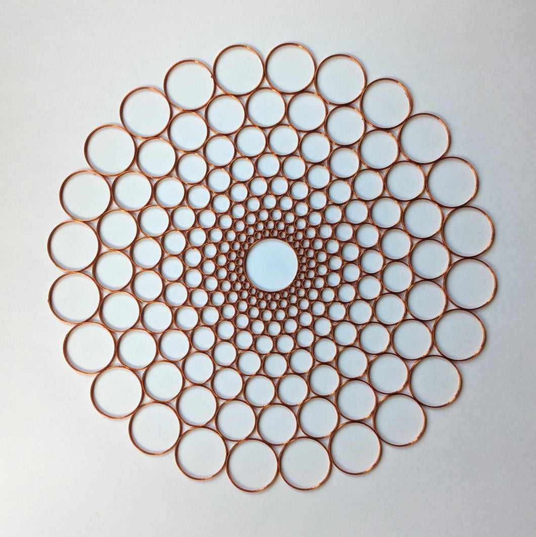Round Nested Circles Resin Art Template