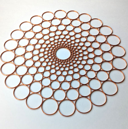 Round Nested Circles Resin Art Template