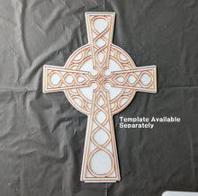 Load image into Gallery viewer, Celtic Cross Acrylic Art Panel and Stand
