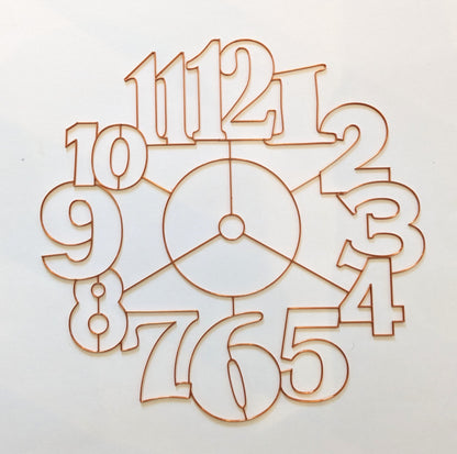 Clock Resin Art Template