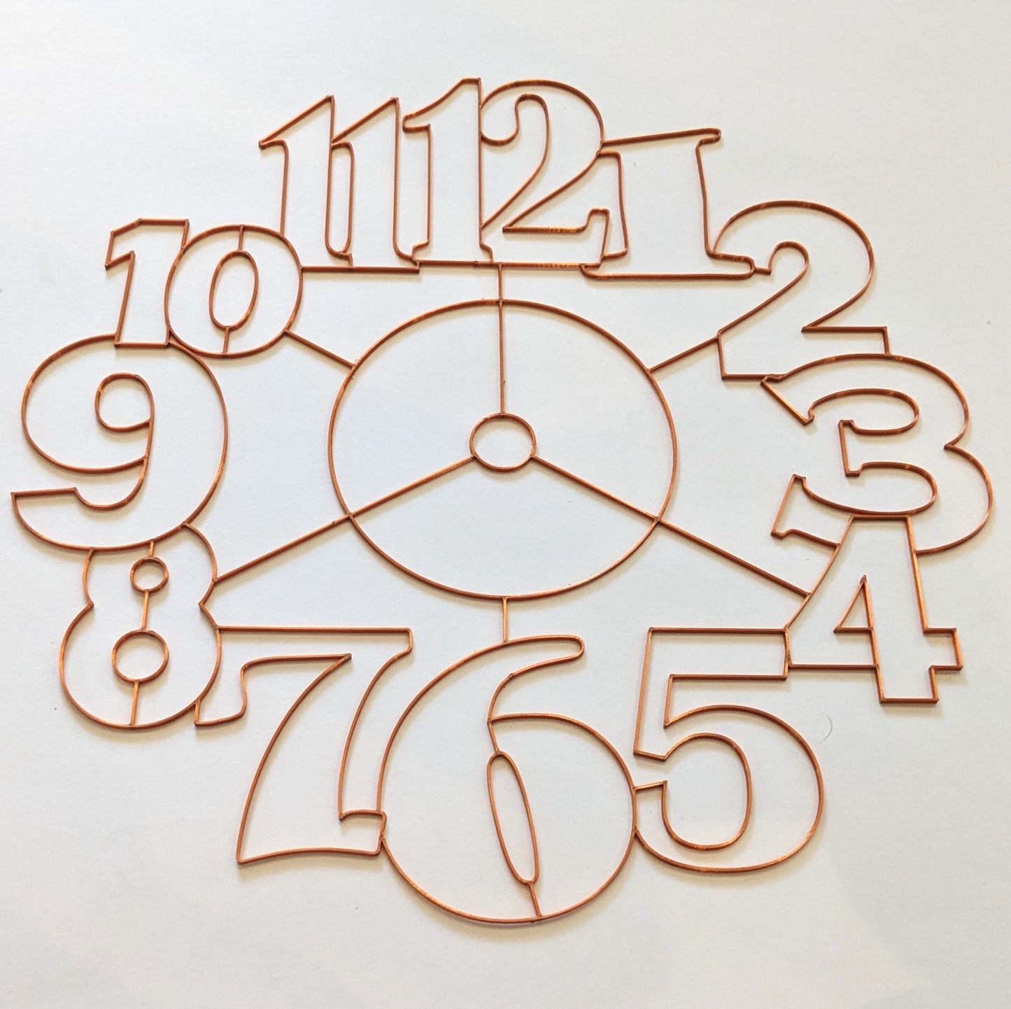 Clock Resin Art Template