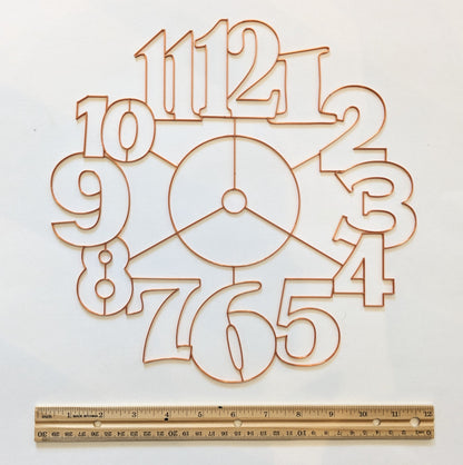 Clock Resin Art Template