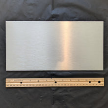 Load image into Gallery viewer, 12 x 6 Brushed Aluminum Resin Art Panel
