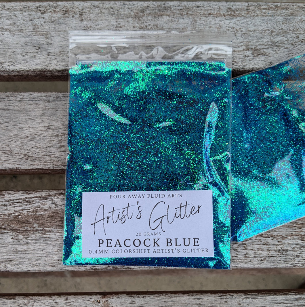 Peacock Blue Artist's Glitter