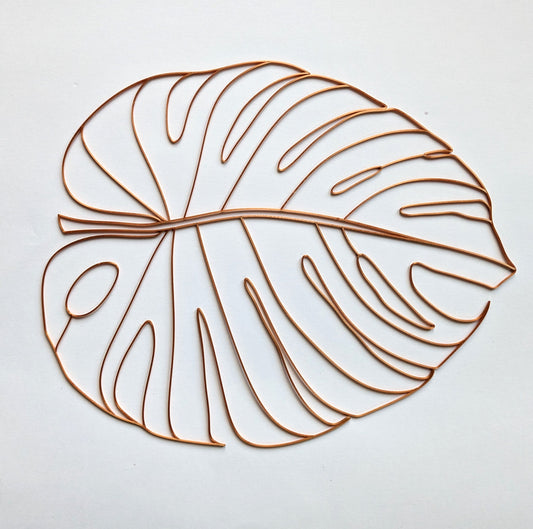 Monstera Leaf Resin Art Template