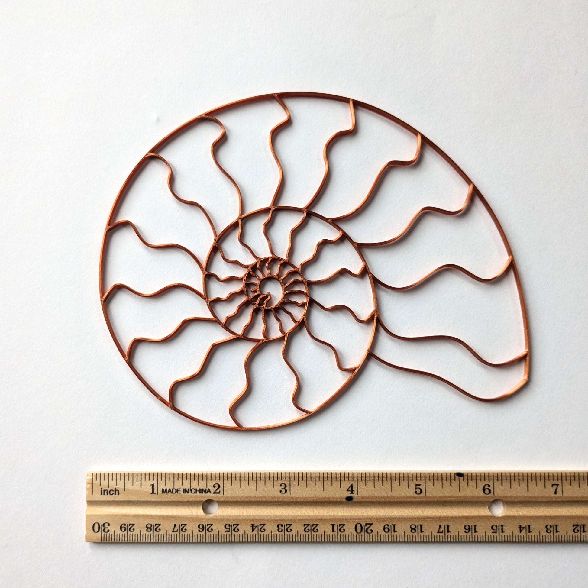 Ammonite Resin Art Template – pourawayfluidarts