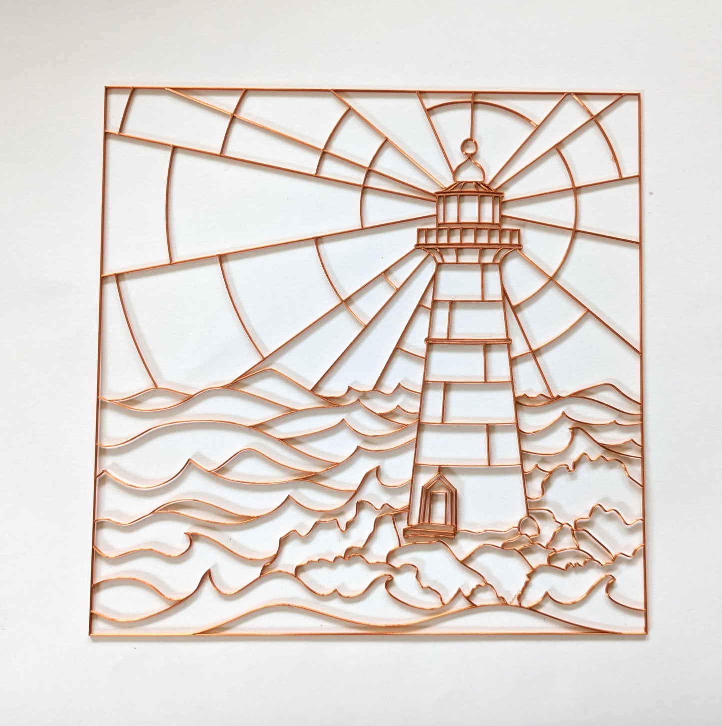 Lighthouse Resin Art Template pourawayfluidarts