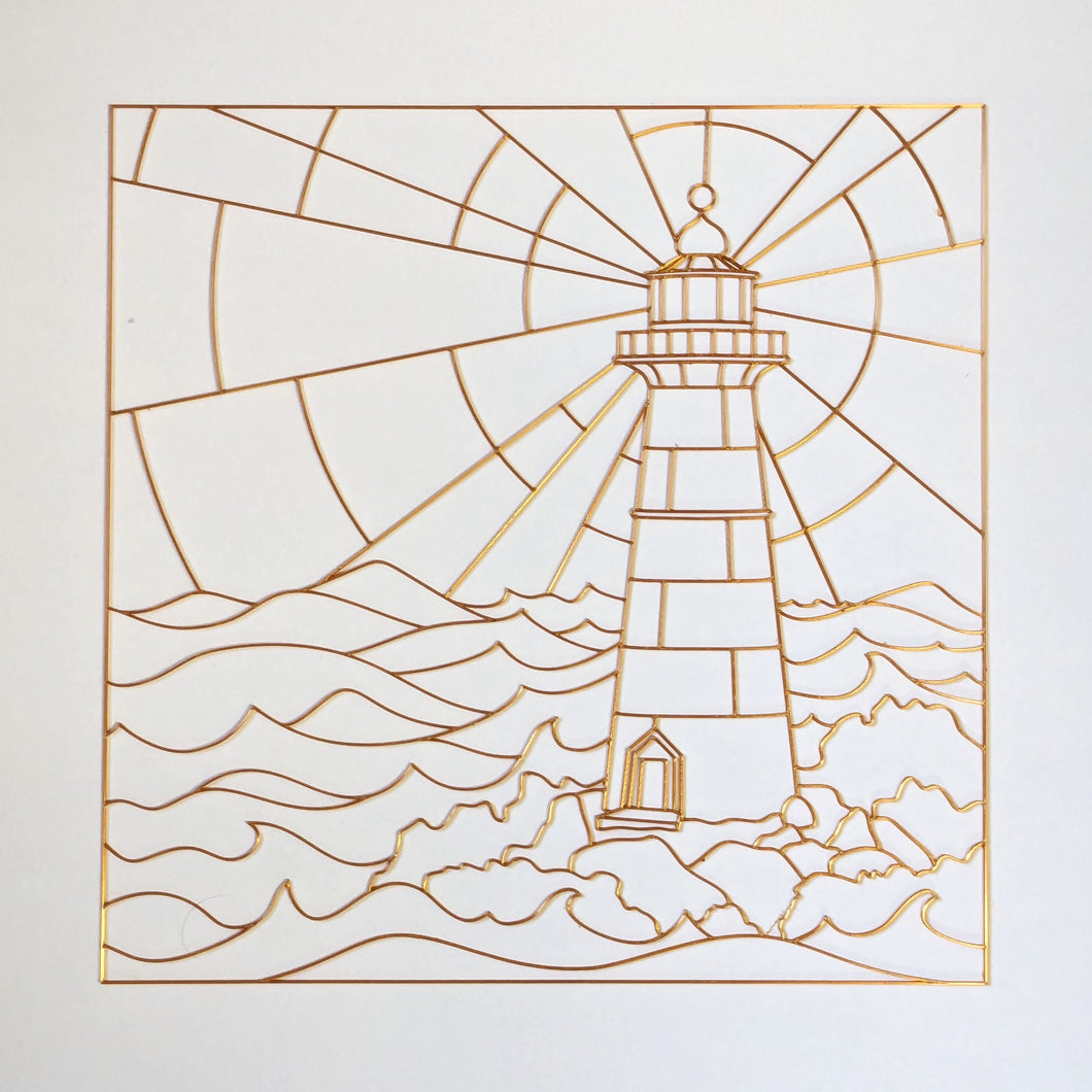 Lighthouse Resin Art Template