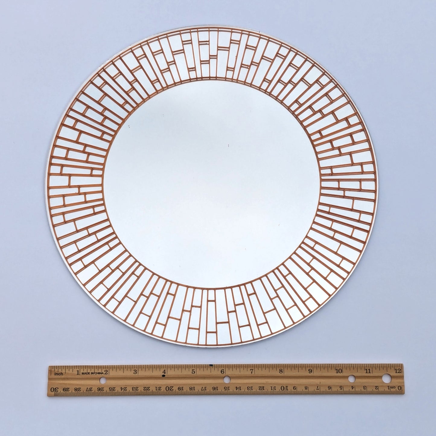 Jewel Frame Mirror Resin Art Template