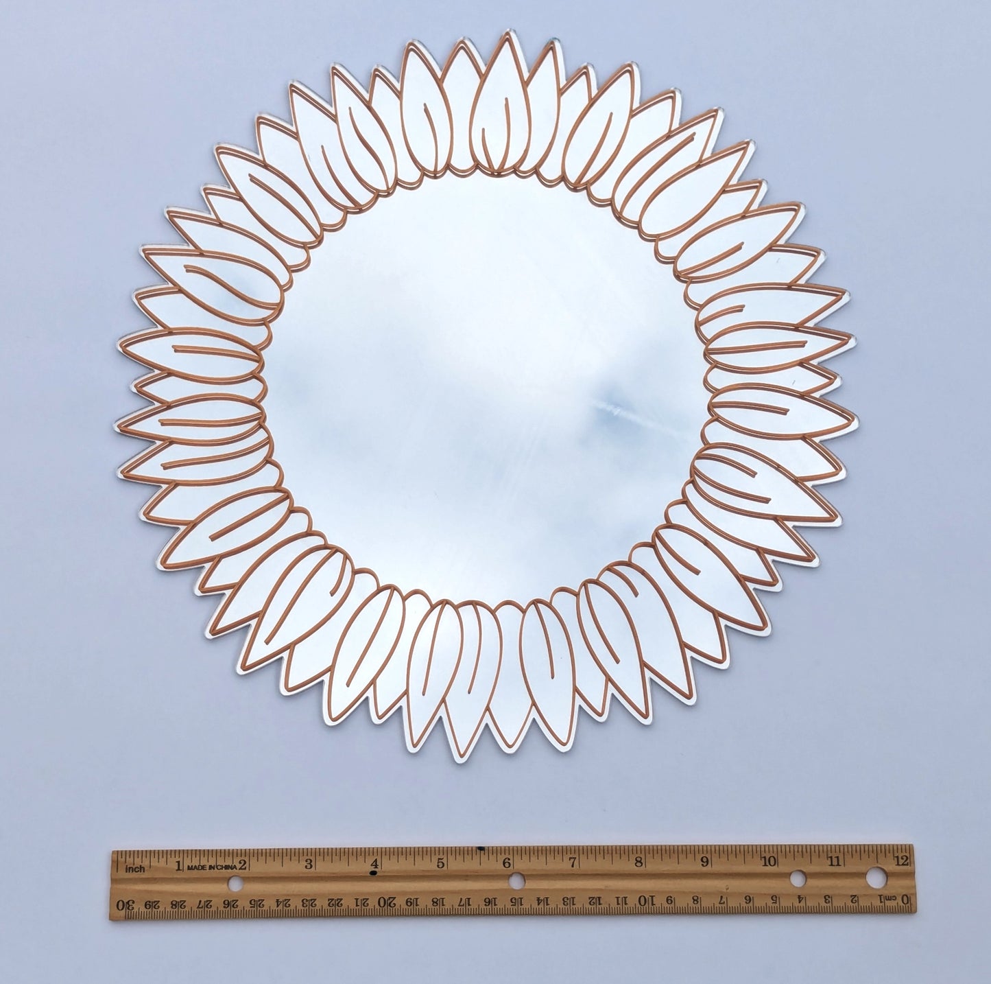 Sunflower Mirror Resin Art Template