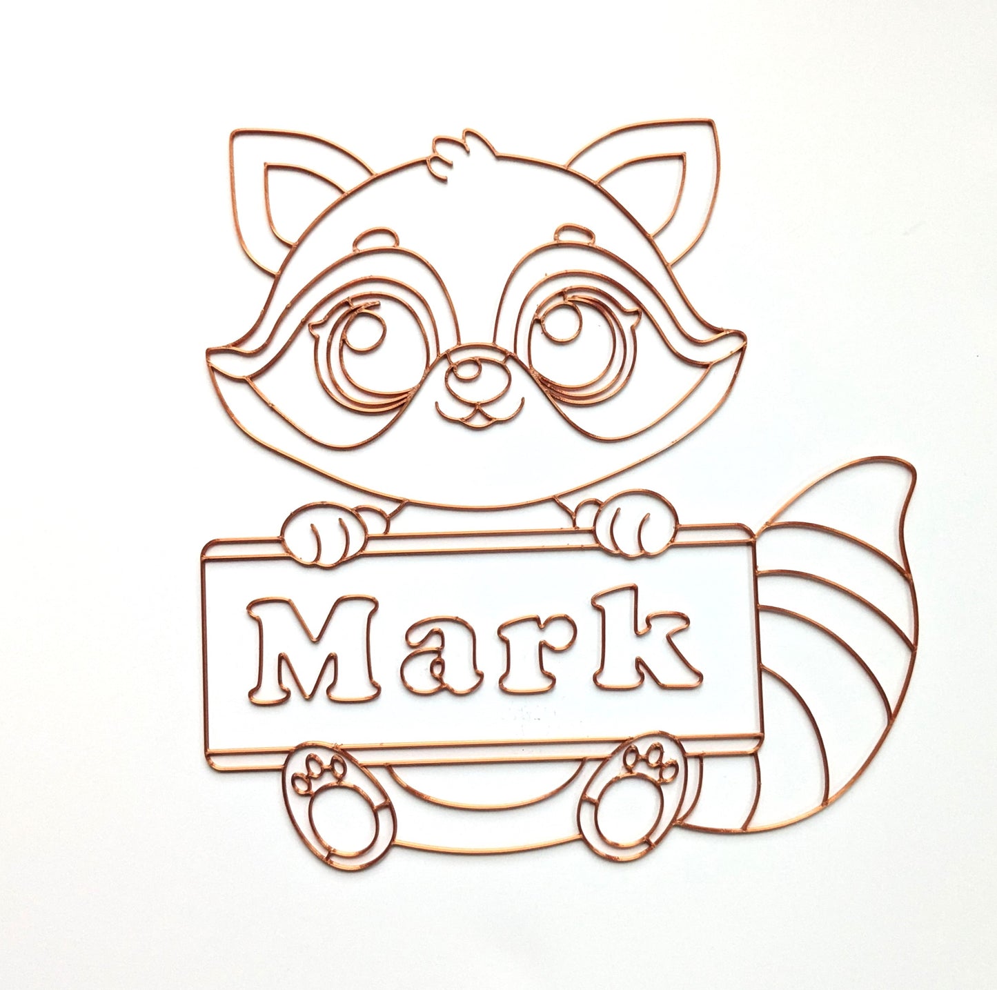 Raccoon Name Plate Kit