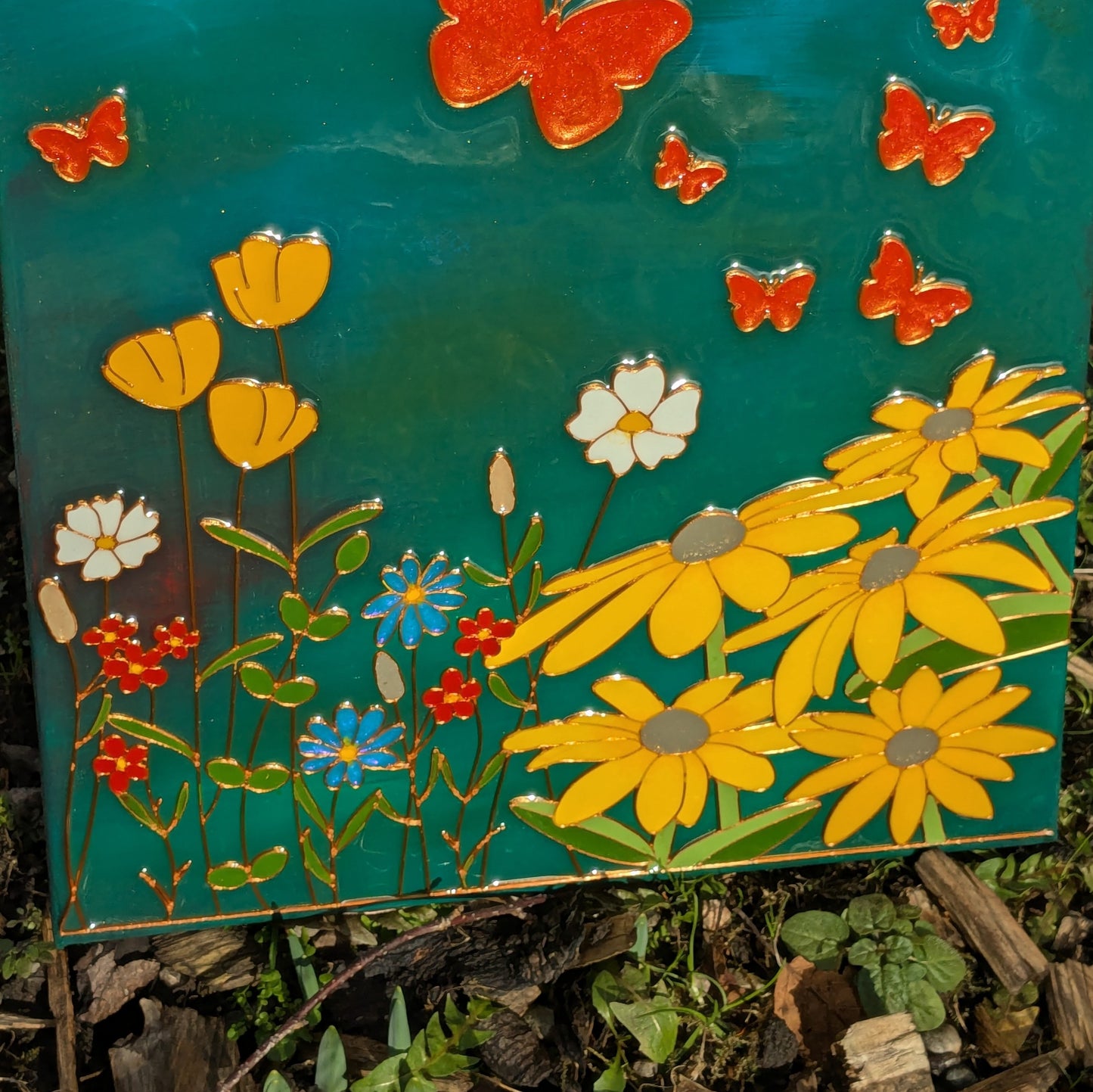 Meadow Resin Art Template