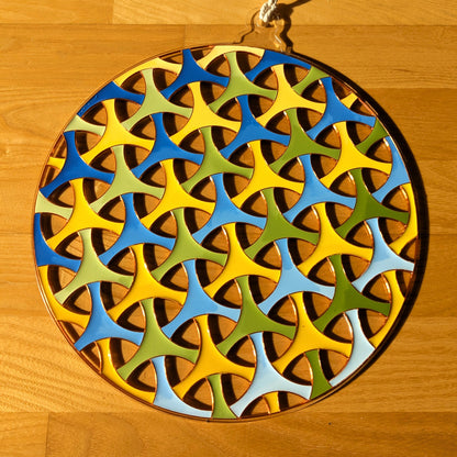 Circles Lattice Resin Art Template