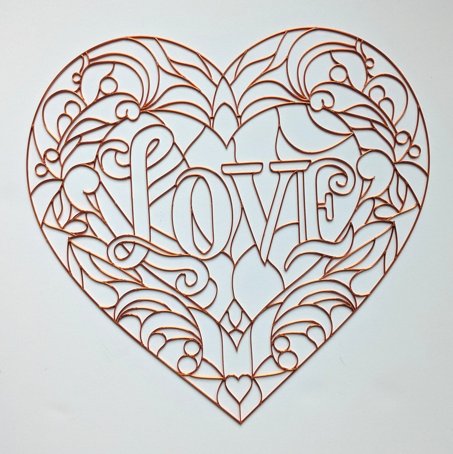 Love Heart Resin Art Template