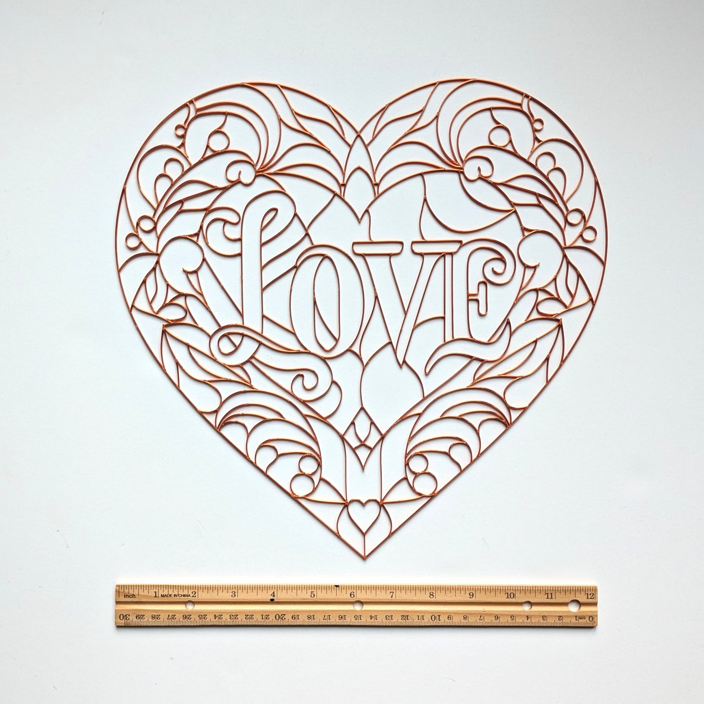 Love Heart Resin Art Template