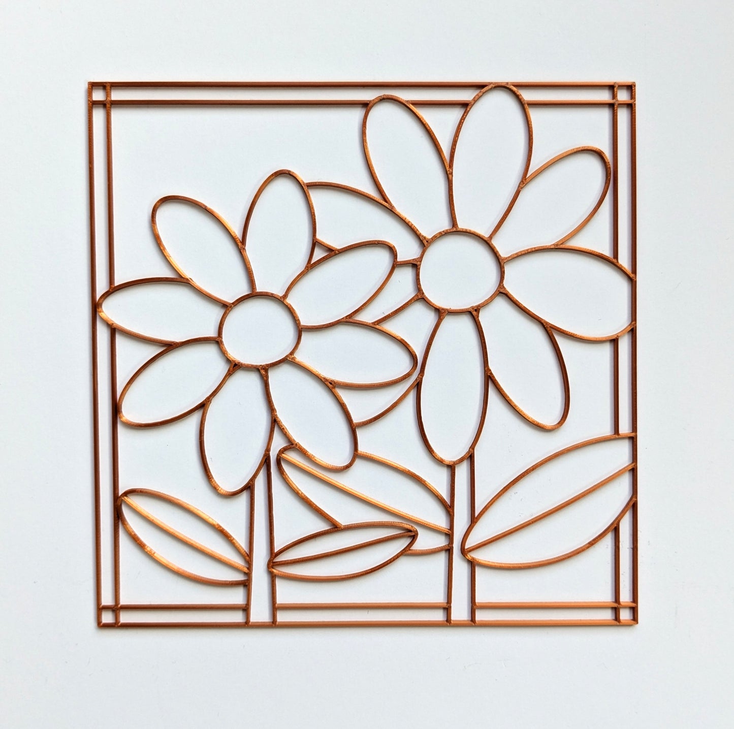 Flowers 6x6 Resin Art Template