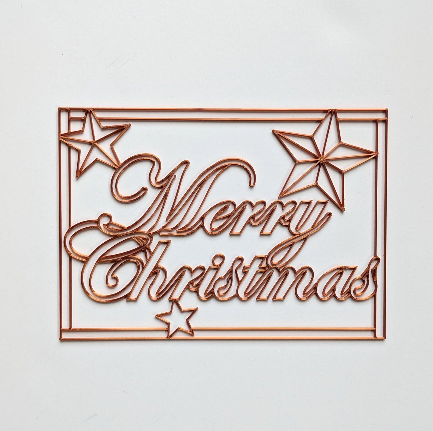 Merry Christmas greeting card resin art template