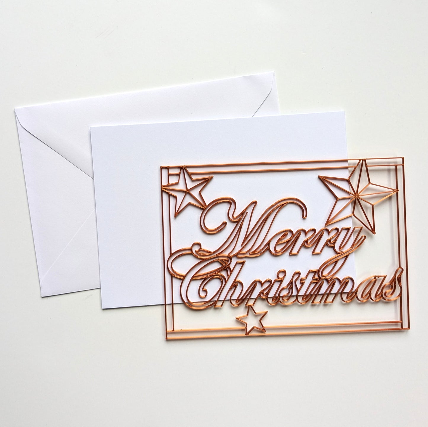 Merry Christmas greeting card resin art template
